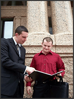 CRRG staff searching through documents